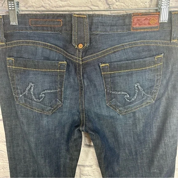 Adriano Goldschmied Legend Flare Wide Leg Jeans Dark Wash Size 27 Y2k Low Rise - Picture 3 of 12